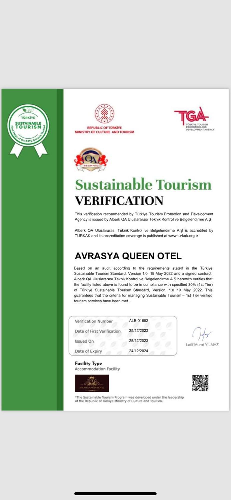 Avrasyaqueen Hotel Istanbul Eksteriør billede